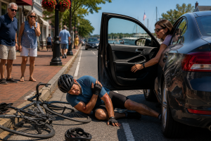 Getting “Doored” on Your Bike in Hyannis: A Crash Type Most People Don’t Know Has a Name
