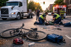 What Makes Truck Accidents With Pedestrians and Cyclists So Severe