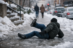 Ice, Snow, and Sidewalks in Worcester MA. Who Is Responsible After a Slip and Fall Accident?