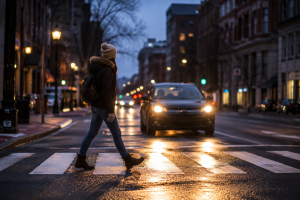 Why You Should Slow Down Near Crosswalks Even When They Look Empty