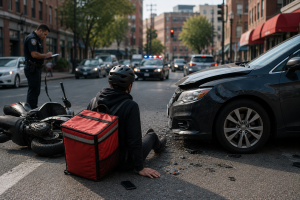 Hit by a DoorDash or Uber Eats Driver in New Bedford? Here Is What You Are Actually Dealing With